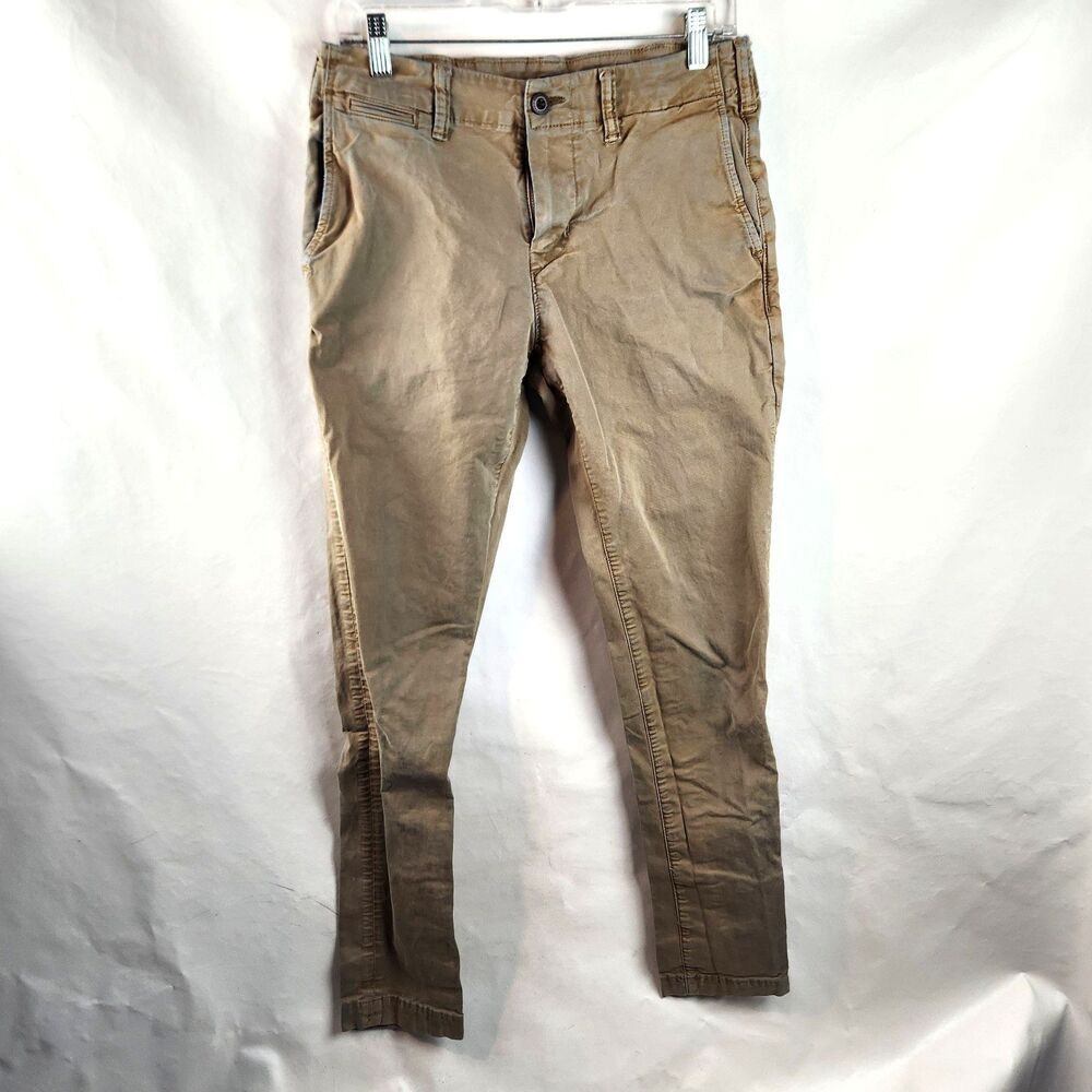 American Eagle Pants Men 30x34 Khaki Chino Flex Athletic Skinny Stretch Normcore